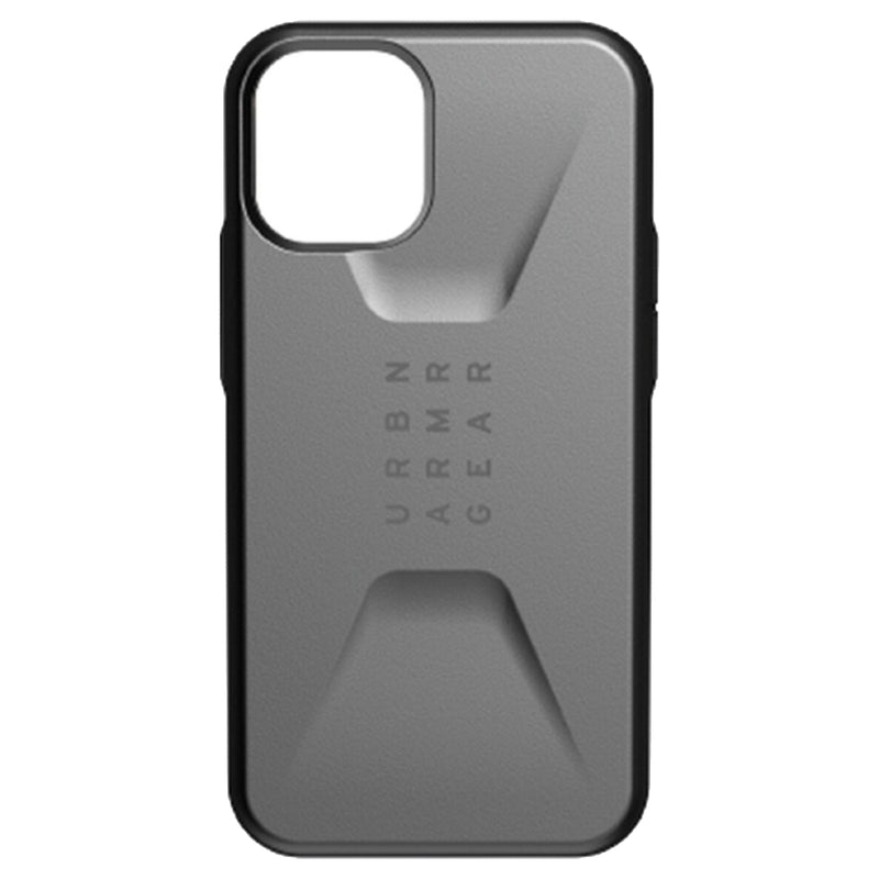 UAG CIVILIAN Case - iPhone 12 Mini 5.4' - Silver-Front