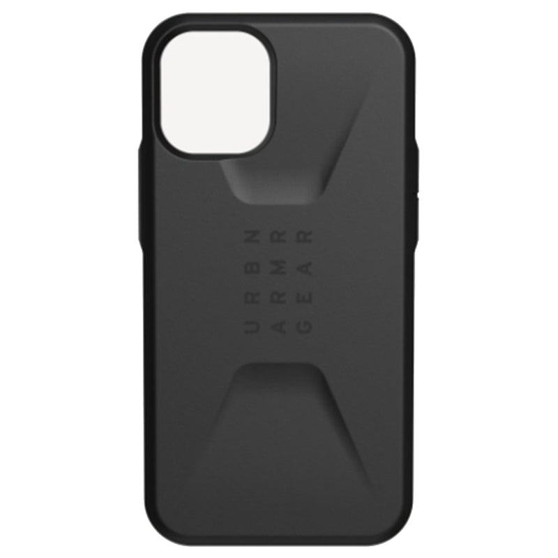 UAG CIVILIAN Case - iPhone 12 Mini 5.4' - Black-Front