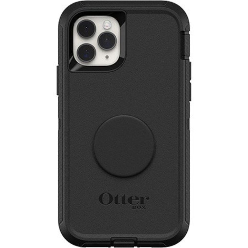 OtterBox POP + DEFENDER Case - APPLE iPhone 11 Pro 5.8' - BLACK- Back View