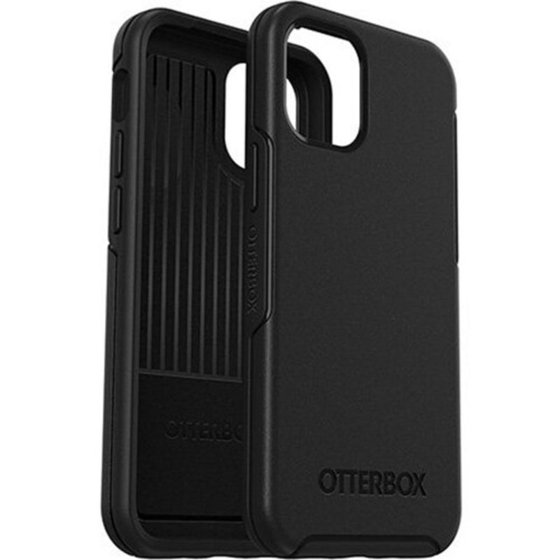 OtterBox SYMMETRY Case - APPLE iPhone 12 Mini 5.4' - Black- Front & Back