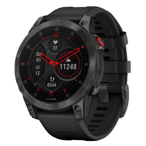 Garmin Smart Watch Garmin epix (Gen 2) Sapphire Edition 47mm Black Titanium Case with Black Band