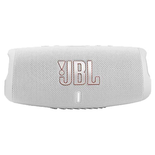 JBL Speaker White JBL Charge 5 Waterproof Speaker with Powerbank