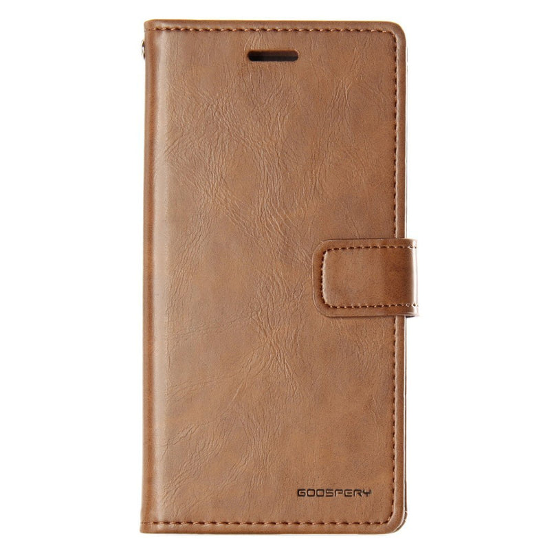 Blue Moon TPU Book Case For iPhone 12 Mini 5.4' - Brown-Front