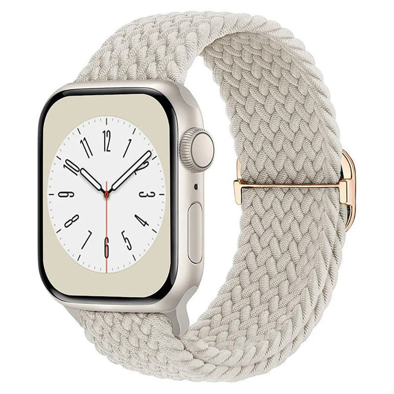 Redefine Braided Stretchy iWatch Band for size 38/40/41 - White