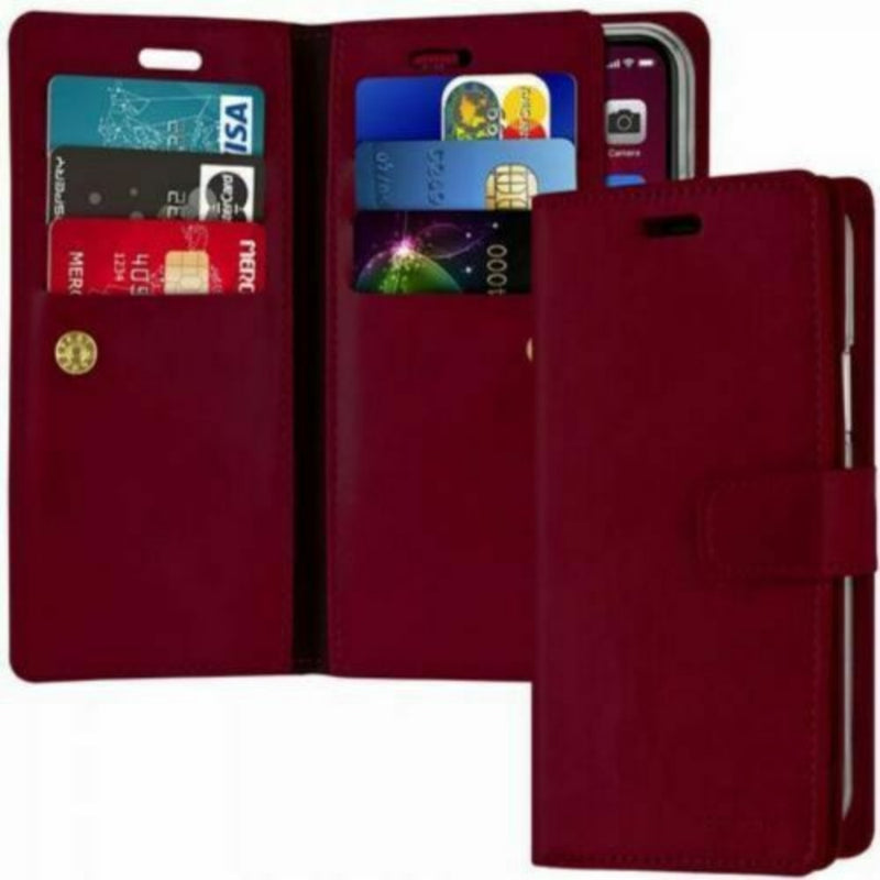 mansoor-diary-case-w-card-slot-iphone-13-pro-max-6-7-red-front