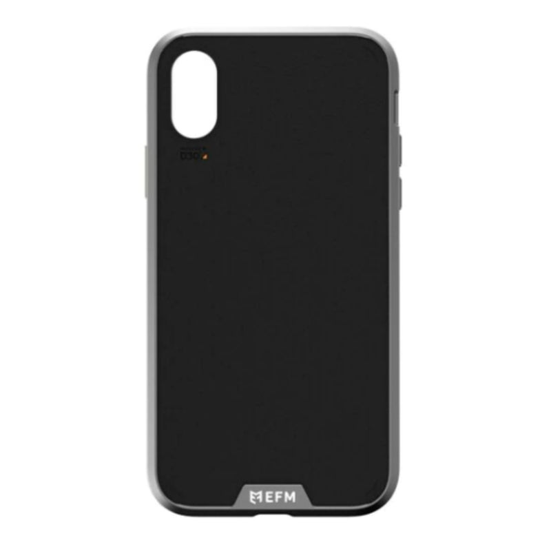 EFM-VERONA-D3O-Leather-Case-Armour-Apple-iPhone-XS-Max-Black-Front