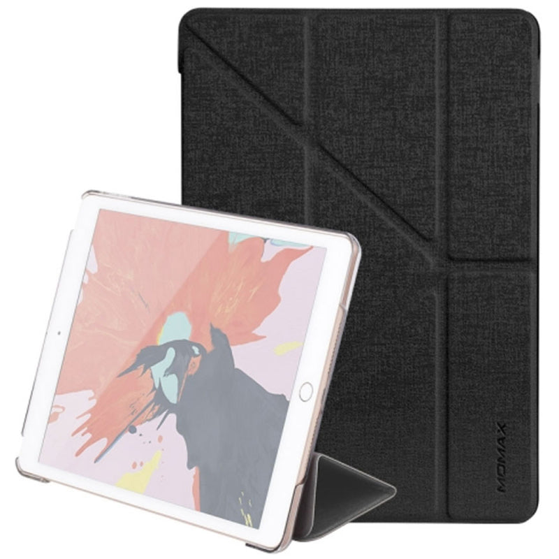 MOMAX FLIP COVER for APPLE IPAD 10.2' (2019/2020) - BLACK- front view