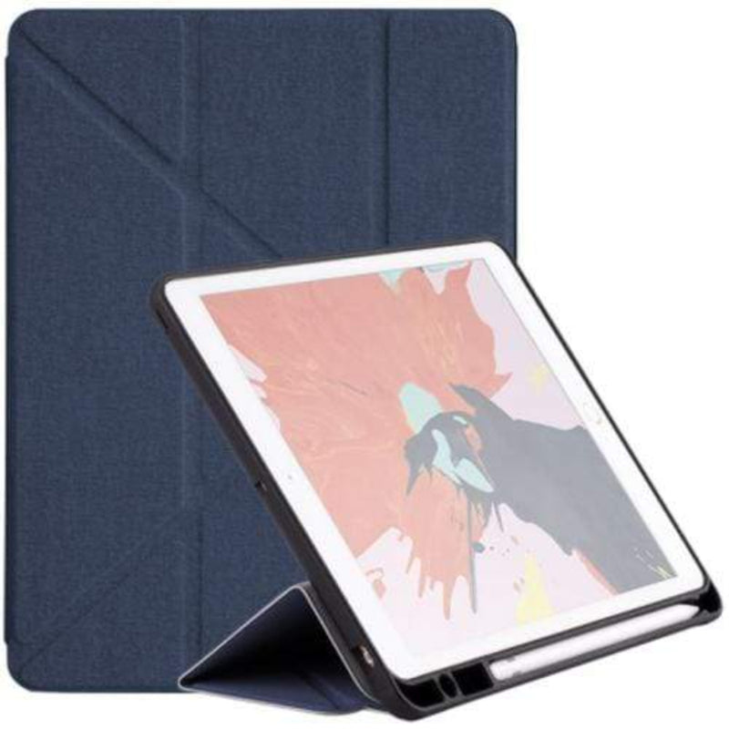 MOMAX-Flip-Cover-with-Pencil-Holder-iPad-10.2'-(2019/2020)-Blue-Front-Side