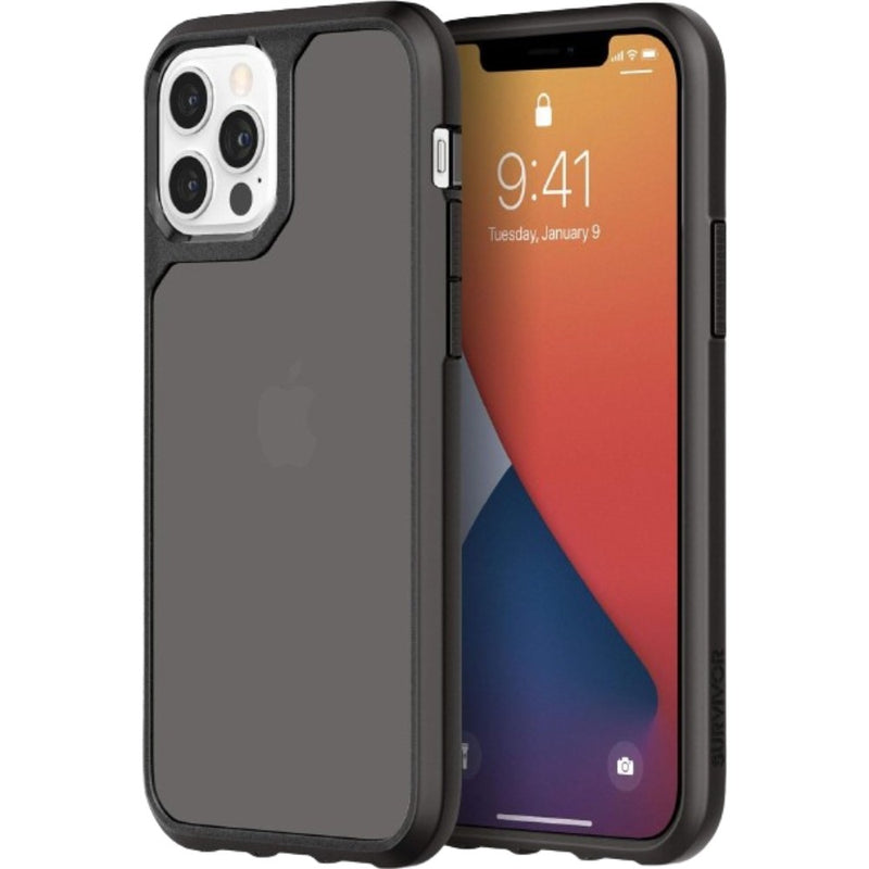 Griffin Survivor Strong Case For iPhone 12 / 12 Pro 6.1" - Black