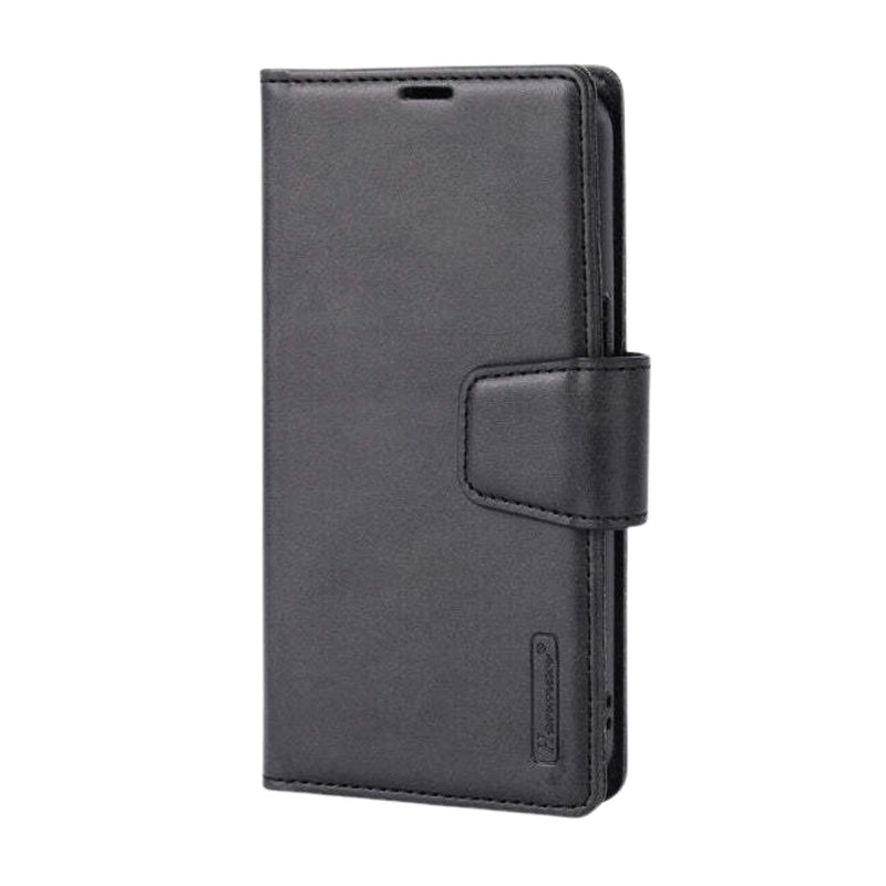 Buy HANMAN 2-in-1 Detachable Wallet Case for iPhone 15 Black Front