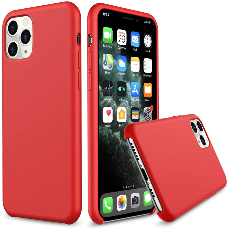 HANA TPU JELLY CASE - APPLE iPhone 11 PRO (5.8') - RED FRONT