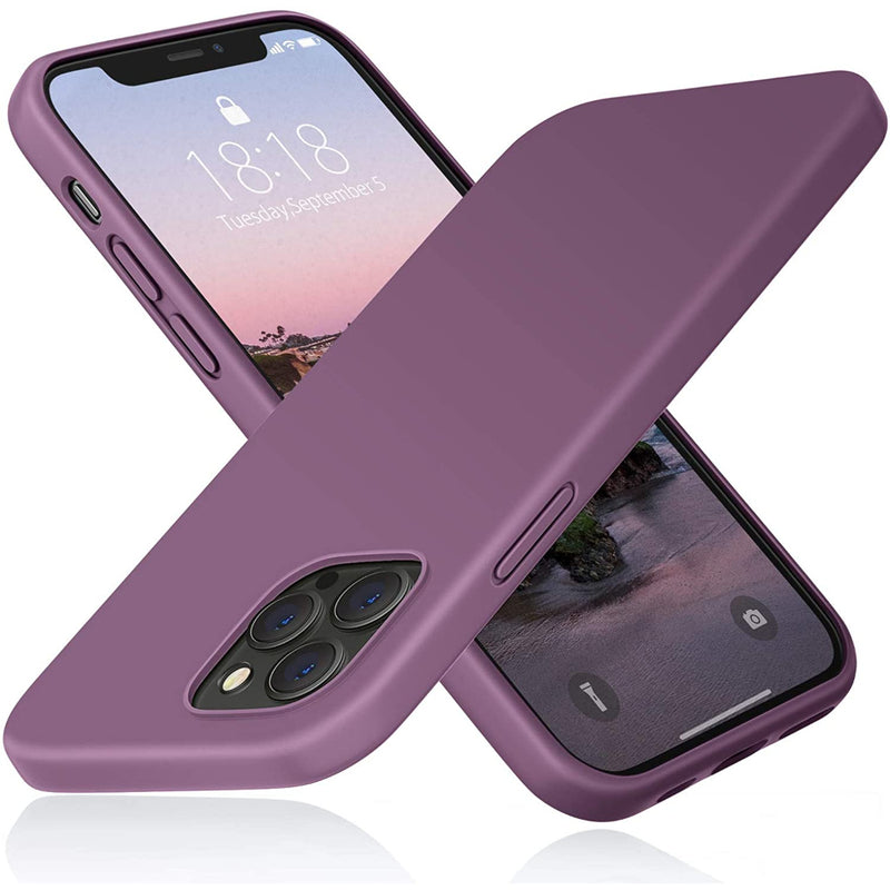 HANA TPU Jelly Case - APPLE iPhone 12 / 12 Pro 6.1' - PURPLE Tilt