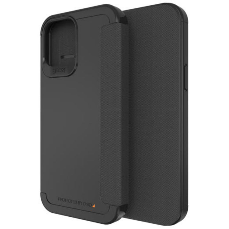 Gear4 WEMBLEY FLIP Case - iPhone 12 Pro Max 6.7' - BLACK / BLACK