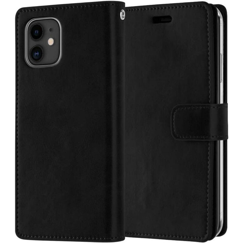 mansoor-diary-case-with-card-slot-for-iphone-12-mini-black-2