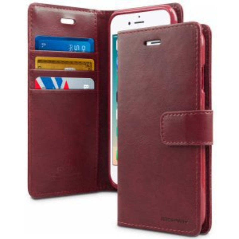 Bluemoon TPU Book Case For Note 20 Ultra - Maroon