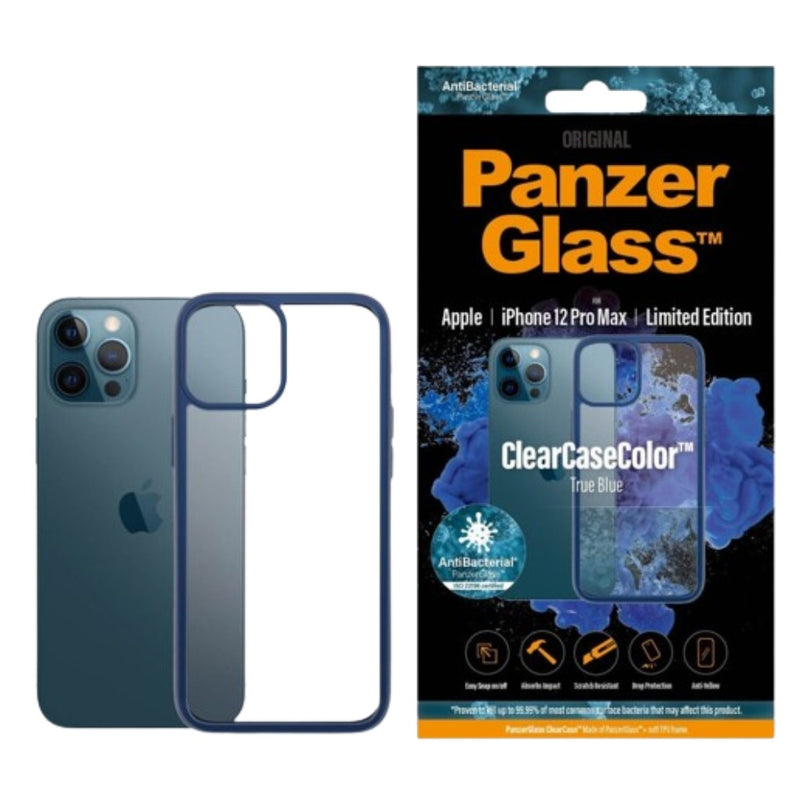 Panzer Glass Case for iPhone 12 Pro Max  - Clear Blue