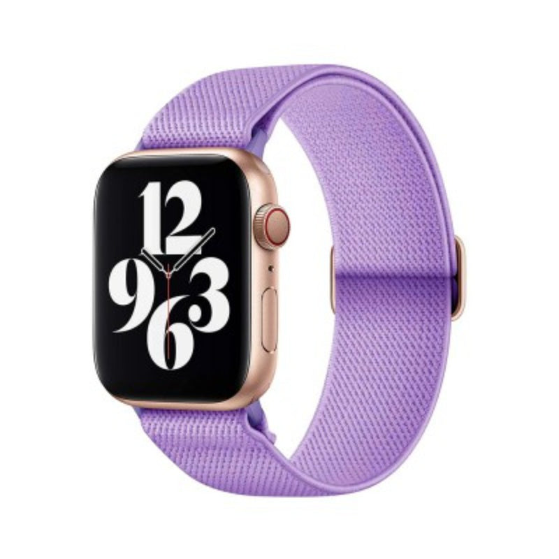 redefine-stretchy-nylon-iwatch-band-for-size-42-44-45-49-purple-front